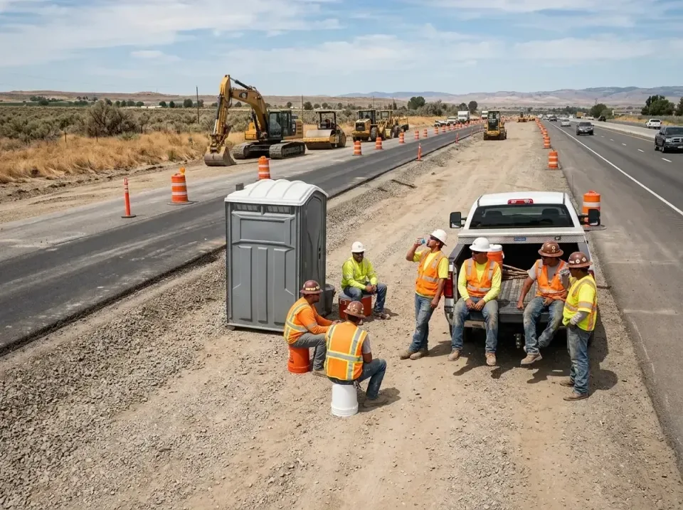 highway-road-construction-crew-007 — frequently asked questions, Porta Potty and Restroom Rentals in Warren AFB, WY